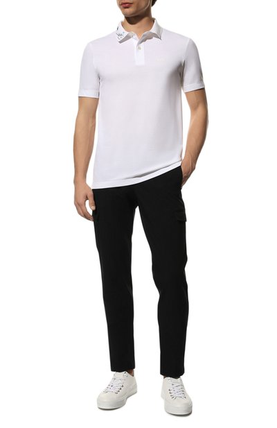 Хлопковое поло BOSS, арт. 50471698, фото 2