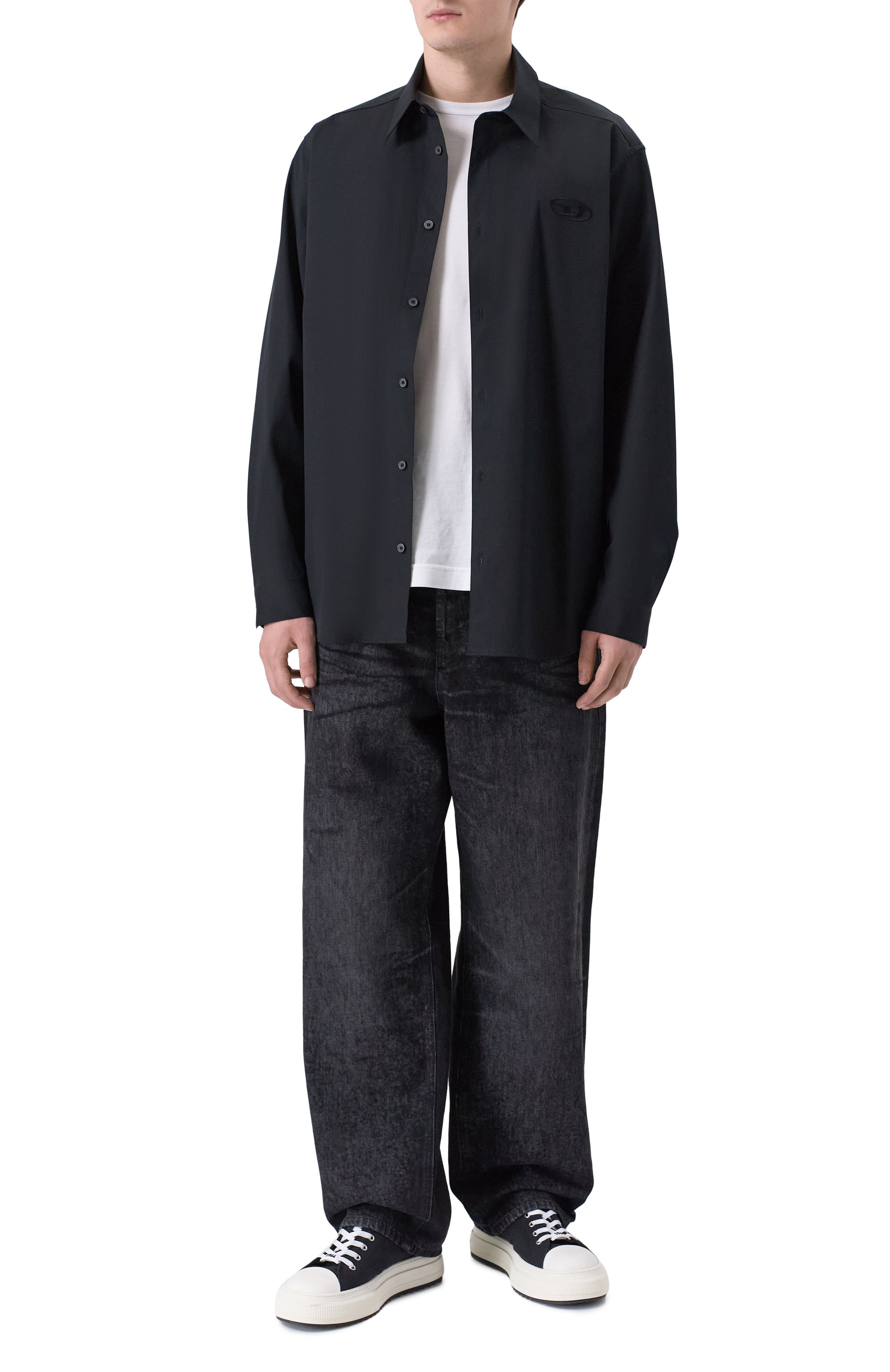 Хлопковая рубашка DIESEL, арт. A20472/0GSBH, фото 2