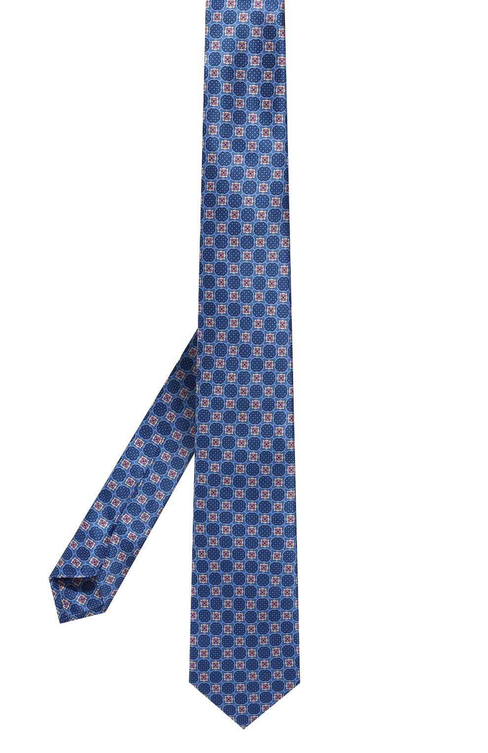 Шелковый галстук CANALI синего цвета по цене 19950 руб., арт. 18/HS03950, фото 3 Шелковый галстук CANALI, арт. 18/HS03950, фото 3