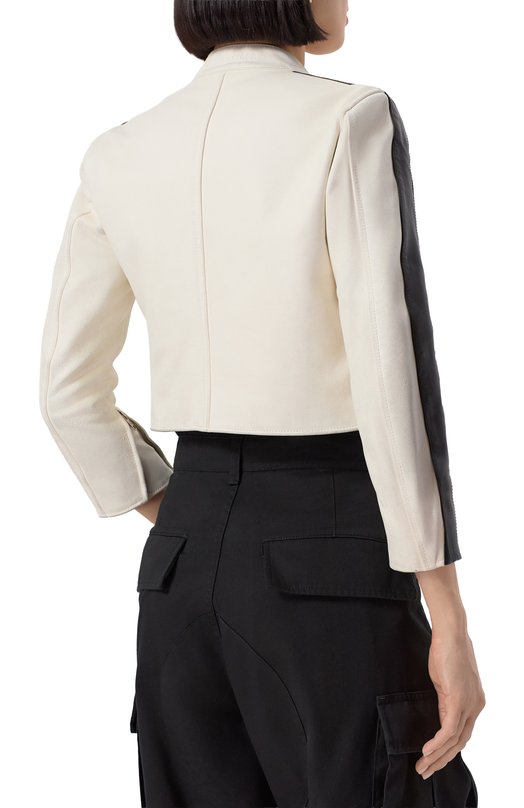 Кожаная куртка Balenciaga 747076/T0S08 Белый  747076/T0S08 Фото 4