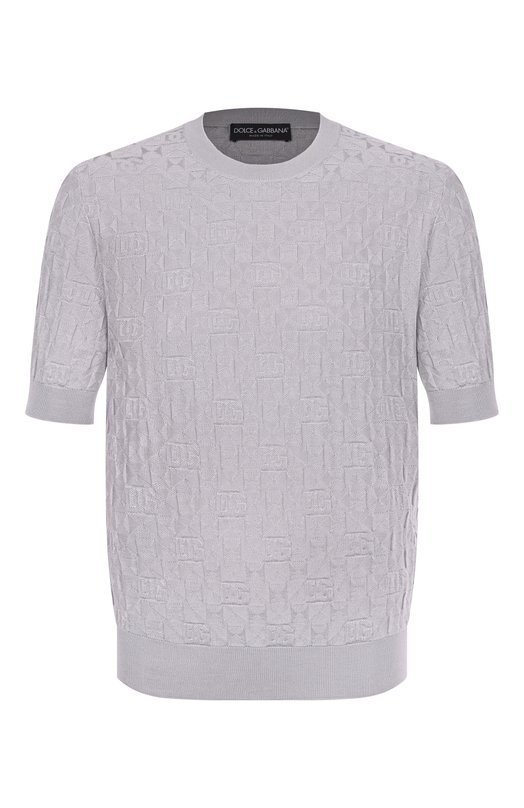 Шелковый джемпер Dolce & Gabbana GXX03T/JBSLX Серый GXX03T/JBSLX