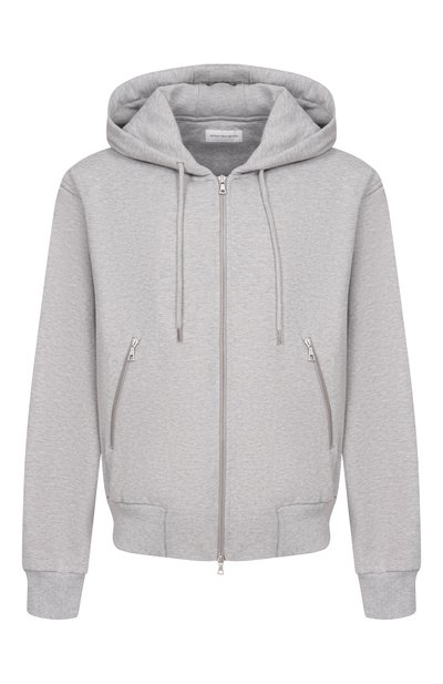 Хлопковая толстовка DRIES VAN NOTEN серого цвета по цене 86500 руб., арт. 021138/3611, фото 1 Хлопковая толстовка DRIES VAN NOTEN, арт. 021138/3611, фото 1