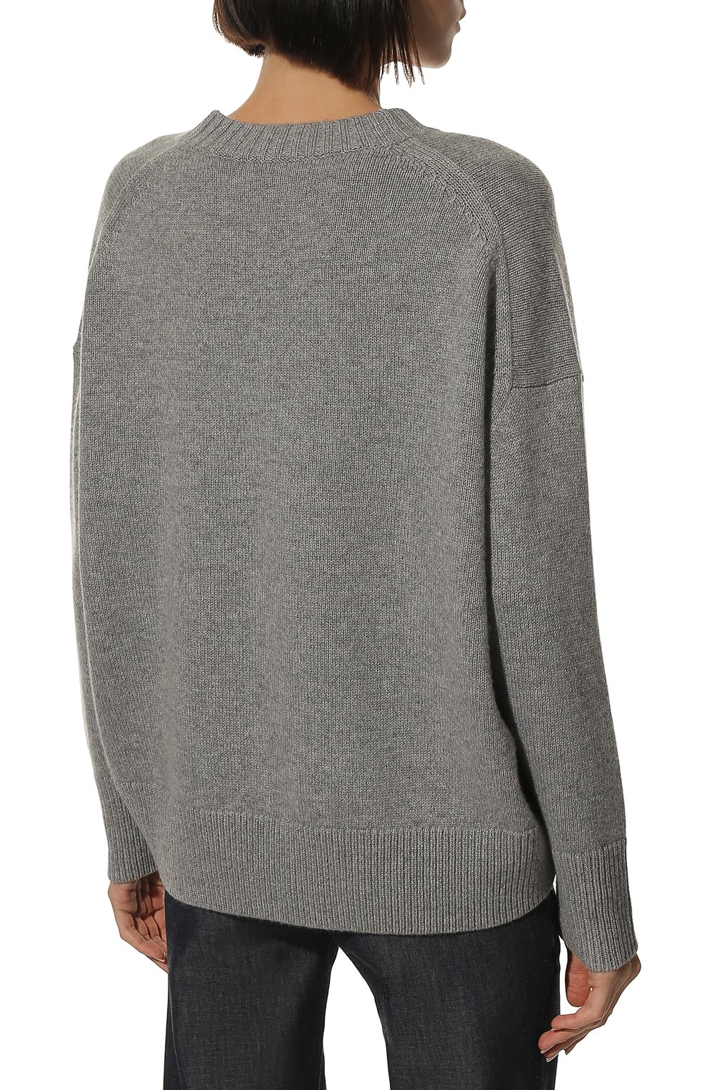 Кашемировый свитер SEVEN LAB серого цвета по цене 29400 руб., арт. Jumper 22 grey, фото 4 Кашемировый свитер SEVEN LAB, арт. Jumper 22 grey, фото 4
