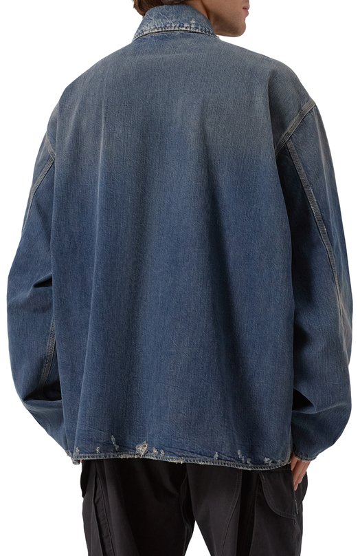 Джинсовая куртка Balenciaga 831691/TSW71 Синий  831691/TSW71 Фото 4