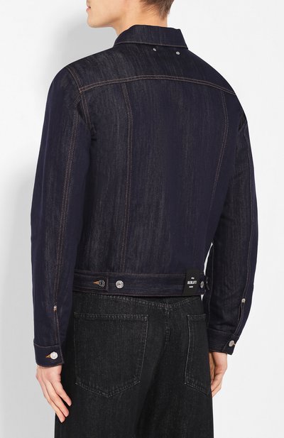 Джинсовая куртка BERLUTI темно-синего цвета по цене 126500 руб., арт. R160BL72-001, фото 4 Джинсовая куртка BERLUTI, арт. R160BL72-001, фото 4