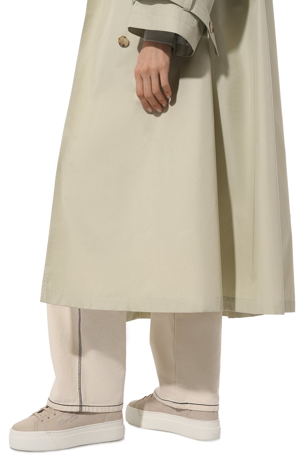 Замшевые кеды SANTONI, арт. WBGE61229BARGSL3I40, фото 3