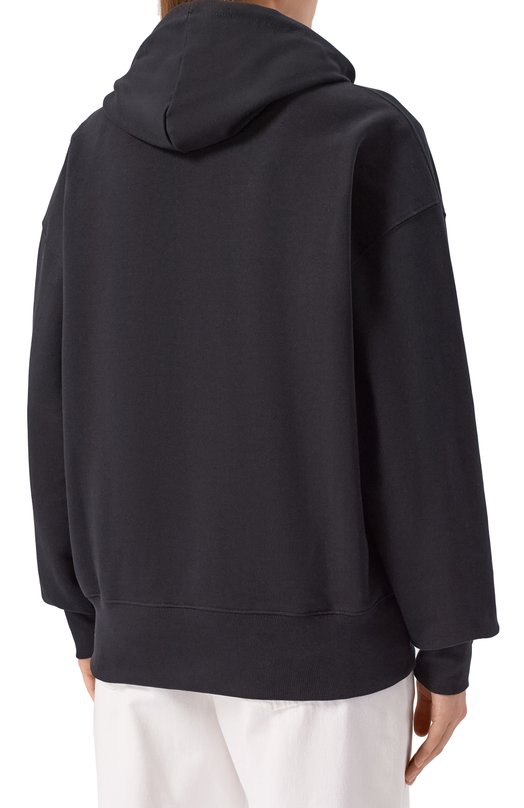 Хлопковое худи MSGM 2000MDM515/300000 Чёрный  2000MDM515/300000 Фото 4