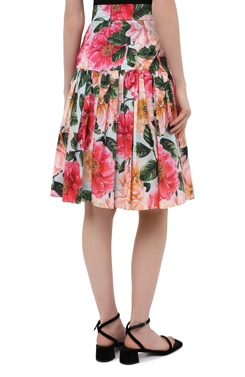 Хлопковая юбка DOLCE & GABBANA, арт. F4BI3T/HS5H9, фото 4