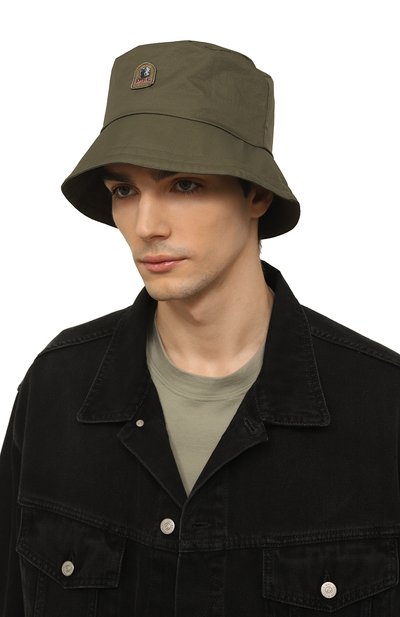 Панама PARAJUMPERS хаки цвета по цене 10450 руб., арт. 23SM-PAACCHA30, фото 2 Панама PARAJUMPERS, арт. 23SM-PAACCHA30, фото 2
