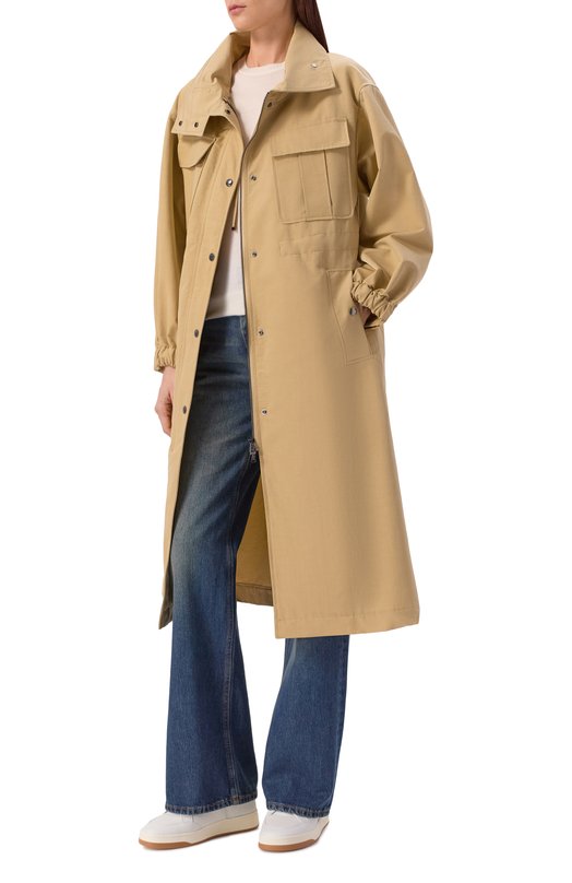 Хлопковый плащ Bogner 36121193 Бежевый  36121193 Фото 2