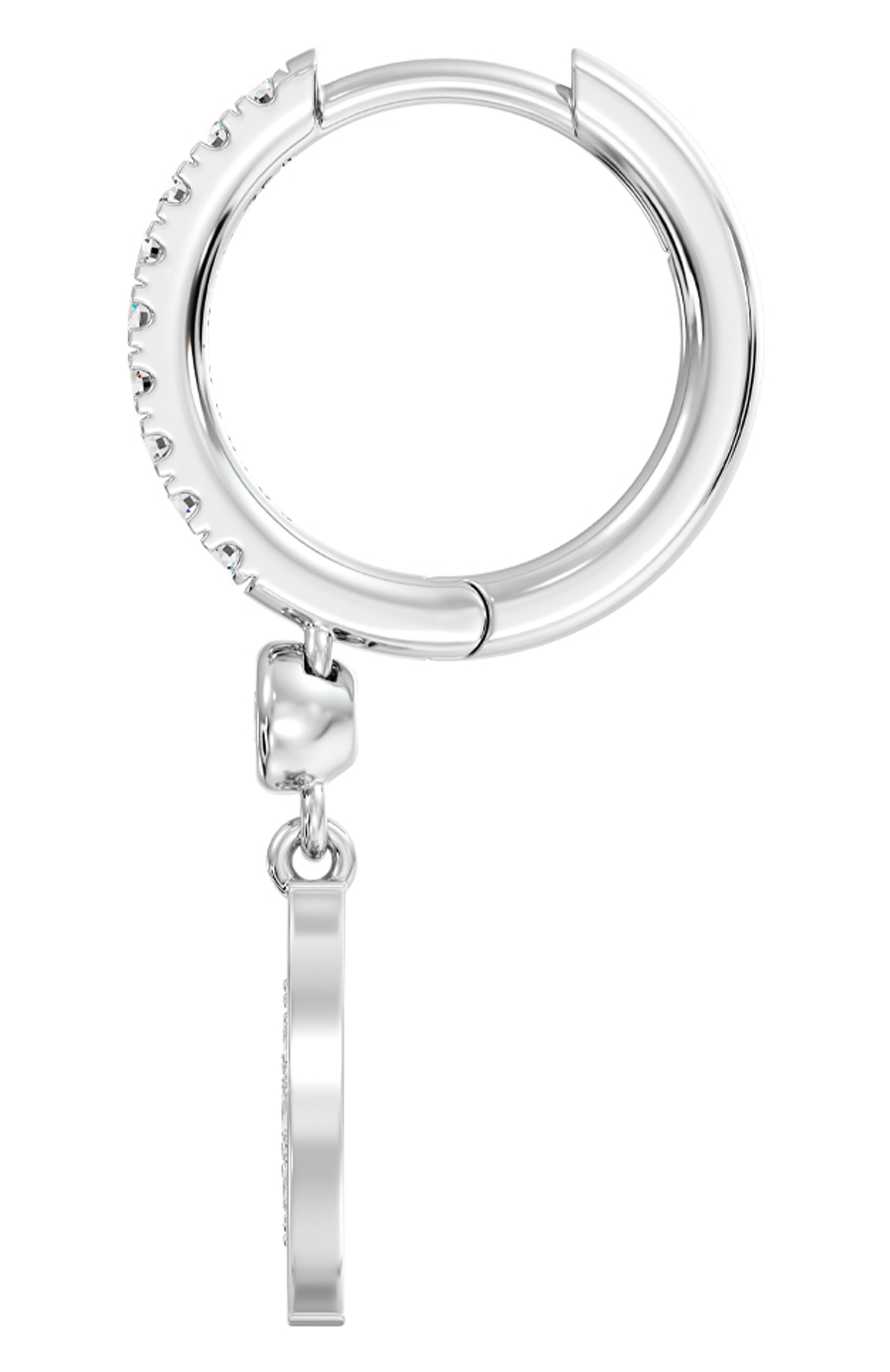 Серьга SERENDIPITY бесцветного цвета по цене 126500 руб., арт. EJE0038W, фото 3 Серьга SERENDIPITY, арт. EJE0038W, фото 3