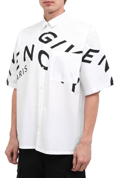 Хлопковая рубашка GIVENCHY, арт. BM60L3109F, фото 3