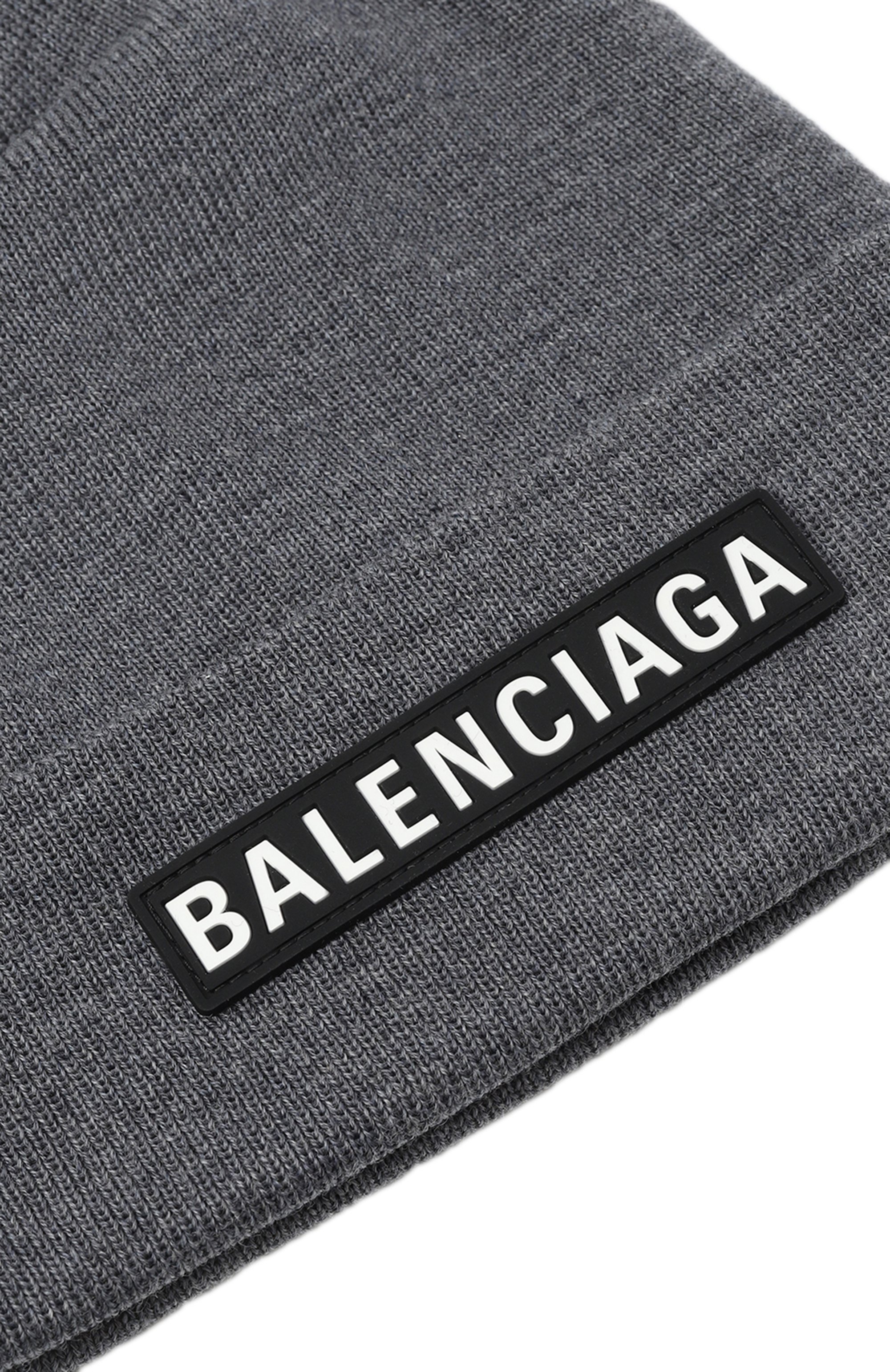 Шерстяная шапка BALENCIAGA, арт. 822858/4G1B1, фото 3