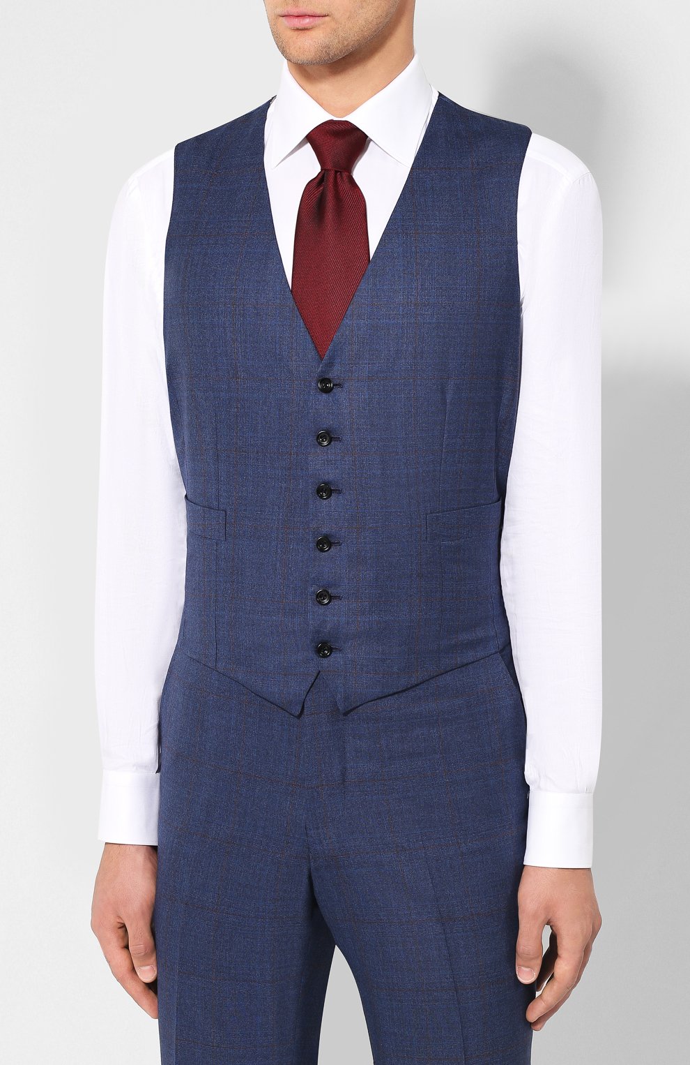 Шерстяной костюм-тройка KITON, арт. UAGL81K01X39, фото 4