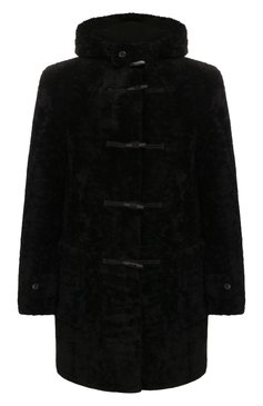 Мужская шуба из овчины SAINT LAURENT черного цвета, арт. 580936/Y7SJ2 | Фото 1 (Материал внешний: Натуральный мех; Материал подклада: Купро; Мужское Кросс-КТ: Верхняя одежда, Кожа и замша; Длина (верхняя одежда): До середины бедра; Материал сплава: Проставлено; Нос: Не проставлено; Стили: Кэжуэл; Рукава: Длинные)