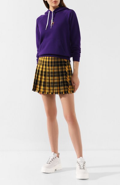 Хлопковое худи POLO RALPH LAUREN фиолетового цвета по цене 11400 руб., арт. 211765418, фото 2 Хлопковое худи POLO RALPH LAUREN, арт. 211765418, фото 2