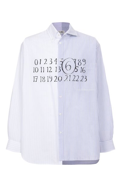 Мужская хлопковая рубашка MM6, арт. SH0DT0025/MTN043