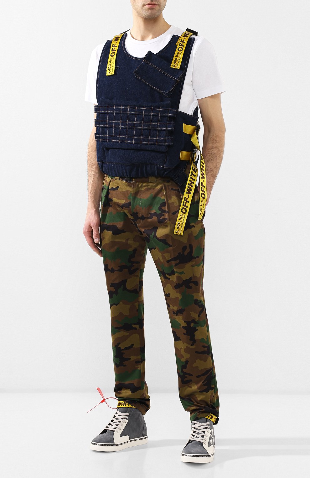 Джинсовый жилет OFF-WHITE, арт. 0MYE034S19C300018700, фото 2