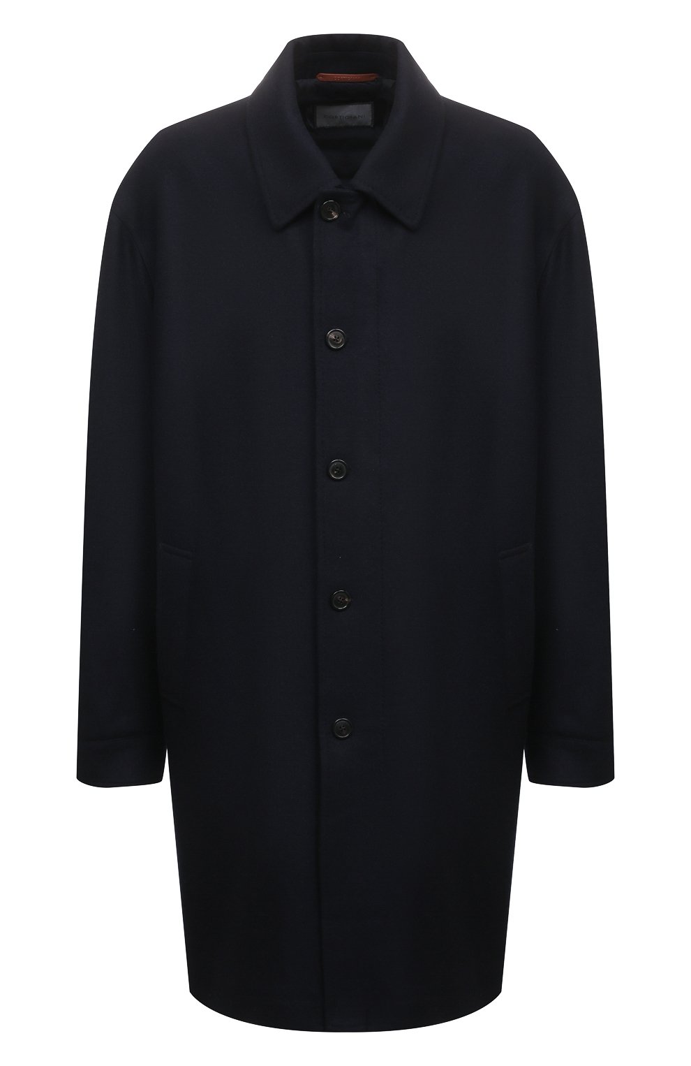 Пальто из шерсти и кашемира CORTIGIANI темно-синего цвета по цене 494000 руб., арт. 1AG637, фото 1 Пальто из шерсти и кашемира CORTIGIANI, арт. 1AG637, фото 1