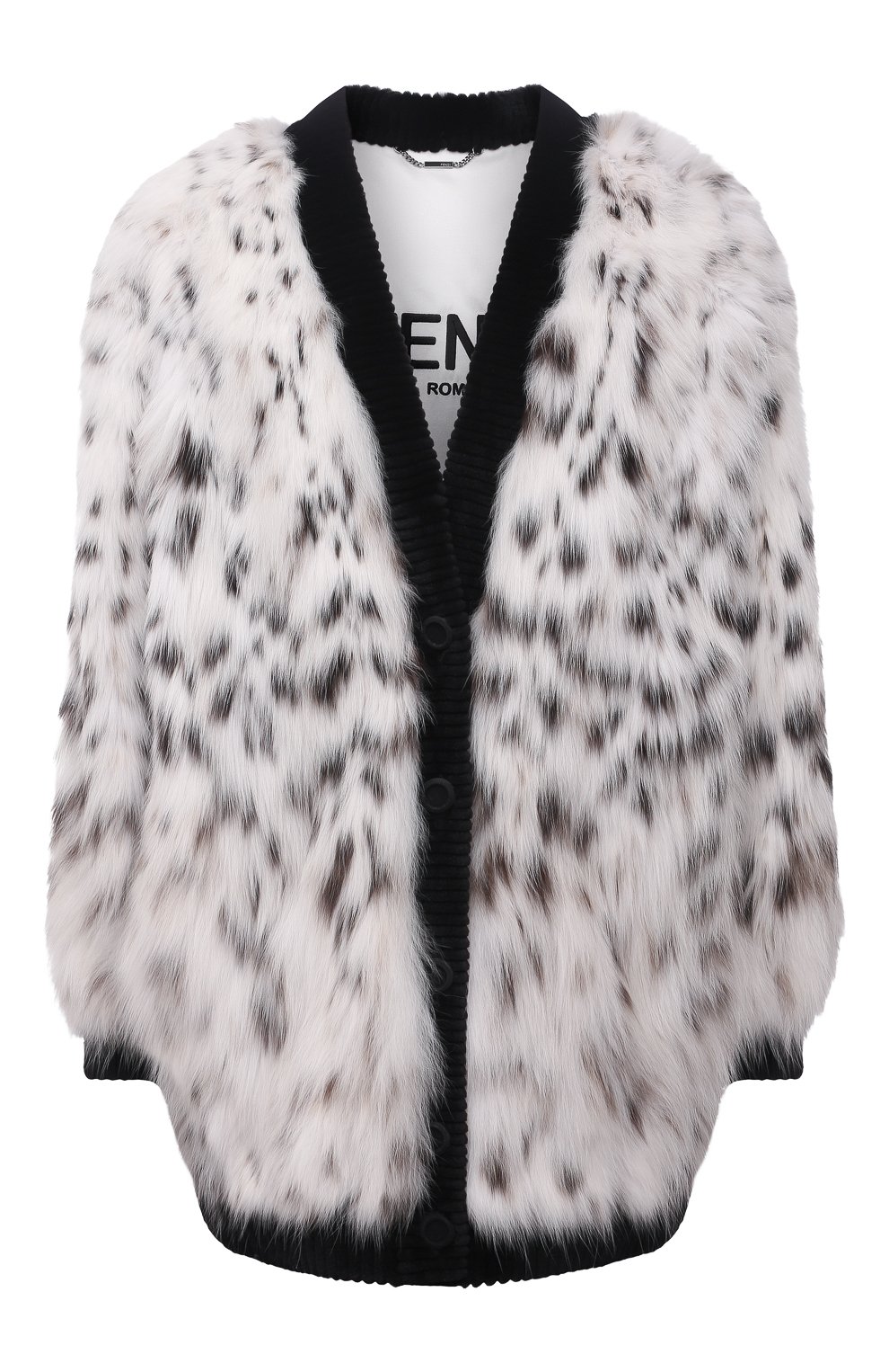 Кардиган из меха рыси и норки FENDI, арт. FNE40I A8QK, фото 1
