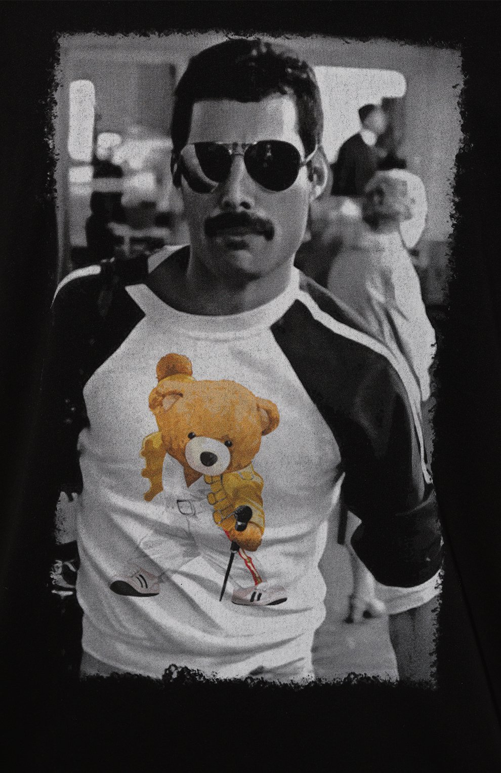 Хлопковый футболка BISIBIGLIO, арт. QUEEN WITH TEDDY, фото 5