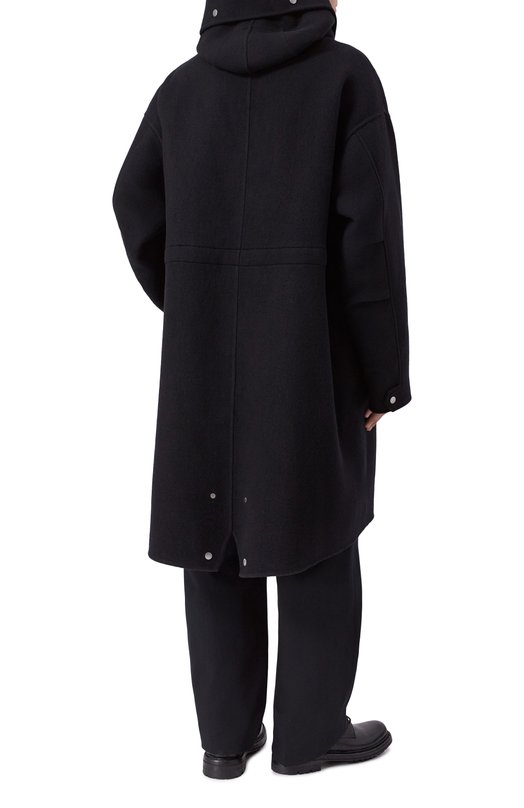 Шерстяное пальто Jil Sander J47AA0121-J40020 Чёрный  J47AA0121-J40020 Фото 4