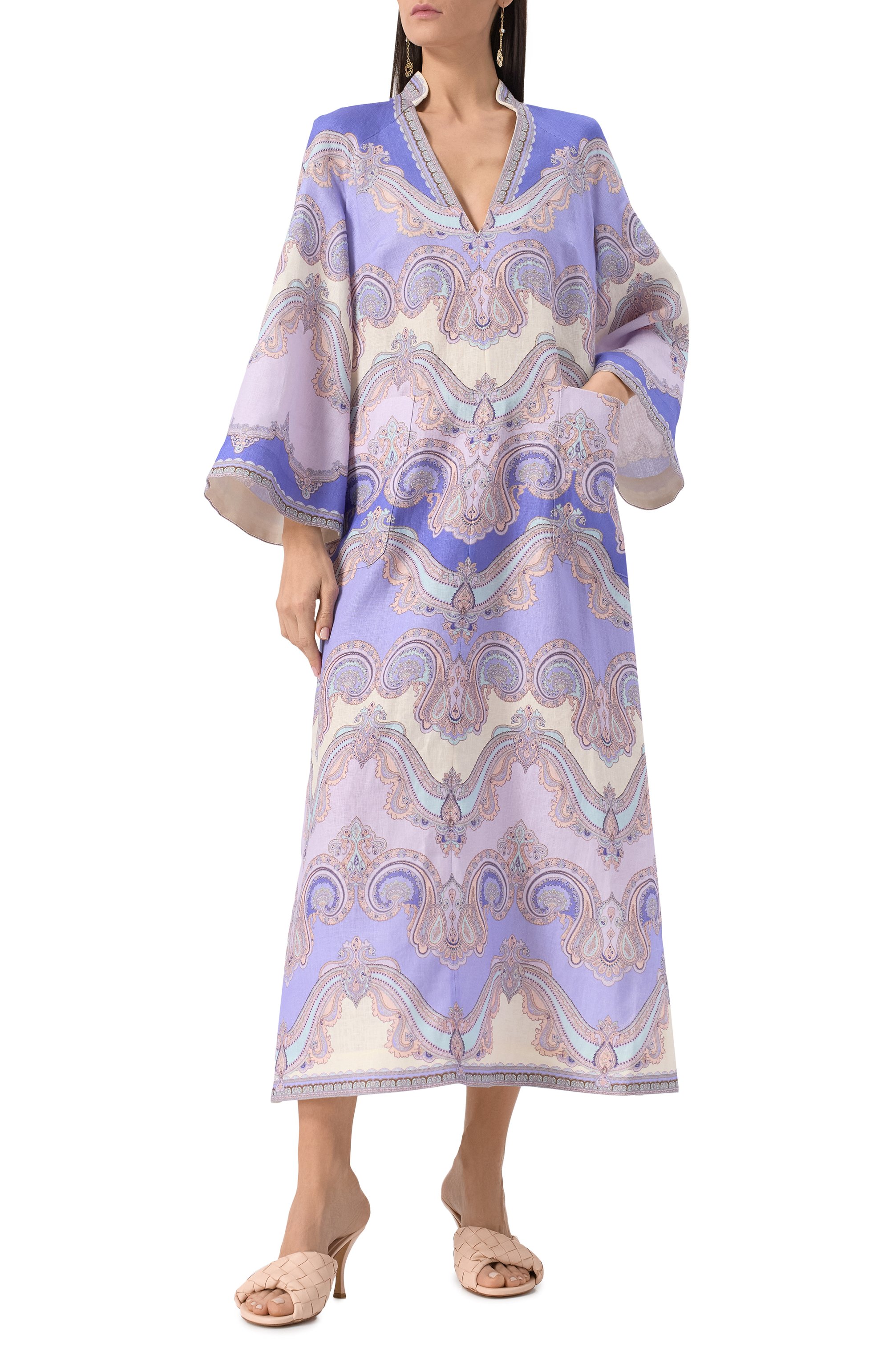 Льняное платье ZIMMERMANN, арт. 1725DRS254, фото 2