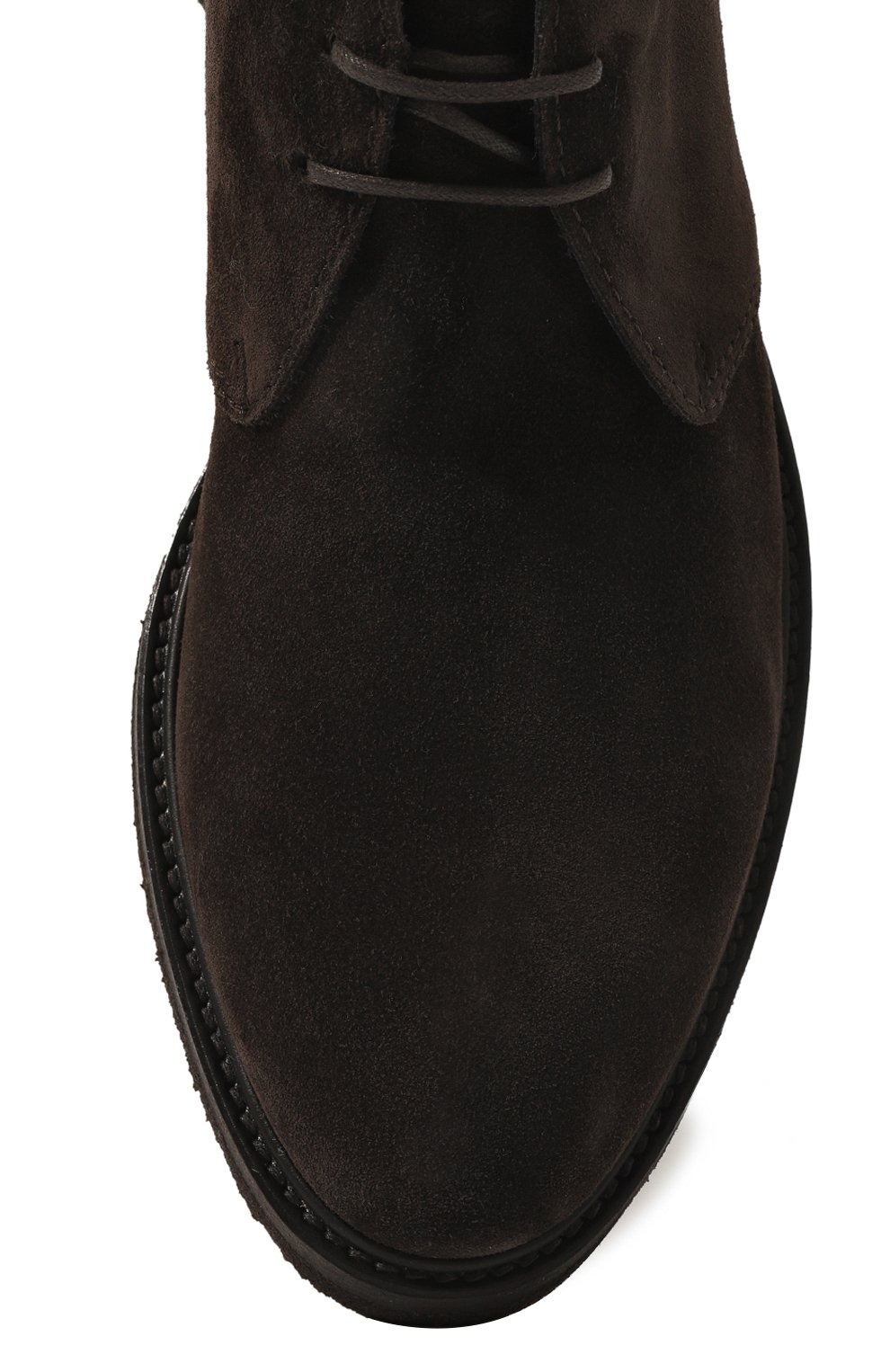 Замшевые ботинки H`D`S`N BARACCO темно-коричневого цвета по цене 42950 руб., арт. 82514.S.13*, фото 6 Замшевые ботинки H`D`S`N BARACCO, арт. 82514.S.13*, фото 6