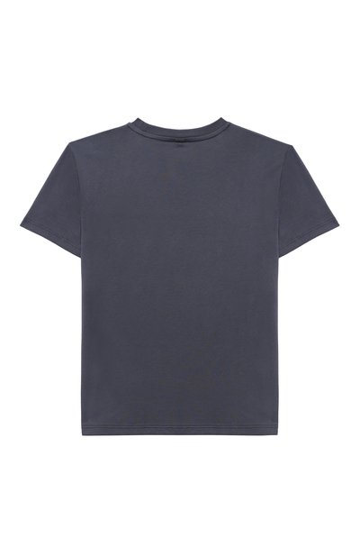 Хлопковая футболка STELLA MCCARTNEY темно-синего цвета по цене 7620 руб., арт. TT8T21, фото 2 Хлопковая футболка STELLA MCCARTNEY, арт. TT8T21, фото 2