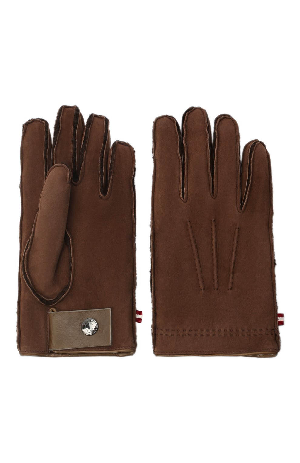Замшевые перчатки BALLY, арт. M9P0031L-4S034/577, фото 2