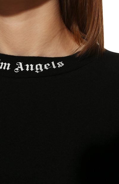 Хлопковая футболка PALM ANGELS, арт. PWAA023C99JER0011001, фото 5