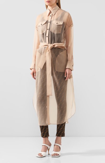 Шелковая туника BRUNELLO CUCINELLI, арт. MF940NV336, фото 3