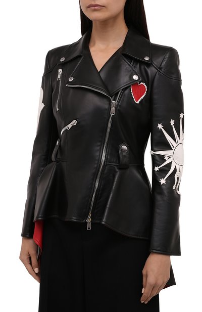 Кожаная куртка ALEXANDER MCQUEEN, арт. 668440/Q5AGH, фото 3