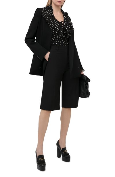 Шелковая блузка SAINT LAURENT, арт. 646002/Y5C42, фото 2