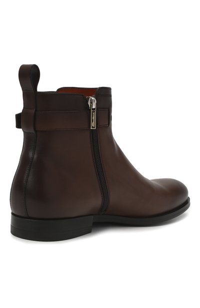 Кожаные сапоги SANTONI, арт. MGNP17310SM0ICLBS52, фото 4