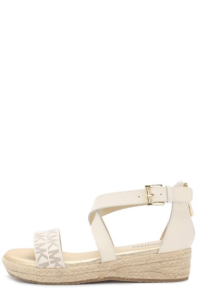 Кожаные босоножки с ремешком на танкетке MICHAEL MICHAEL KORS, арт. ZIA MARGIE SIMS, фото 2