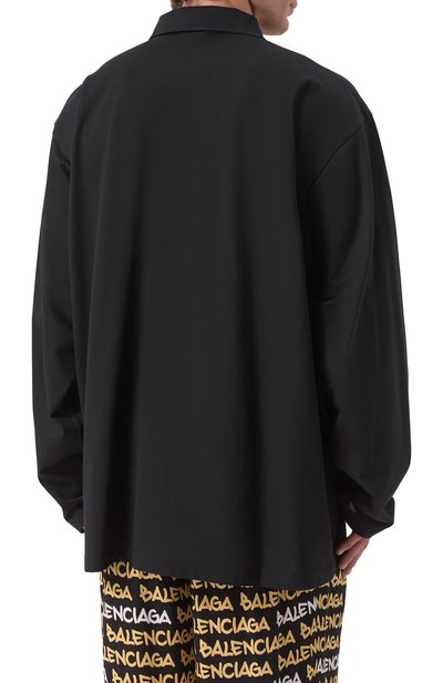 Хлопковое поло garde-robe BALENCIAGA, арт. 806144/TRVW4, фото 4