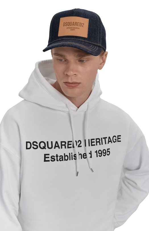 Джинсовая бейсболка Dsquared2 BCM0937/10108435 Синий  BCM0937/10108435 Фото 2