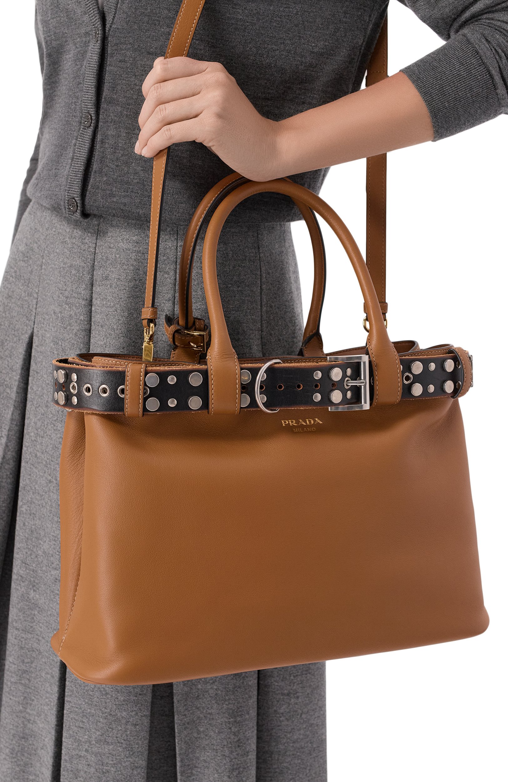Сумка-тоут buckle large PRADA, арт. 1BA416/2HIE, фото 2