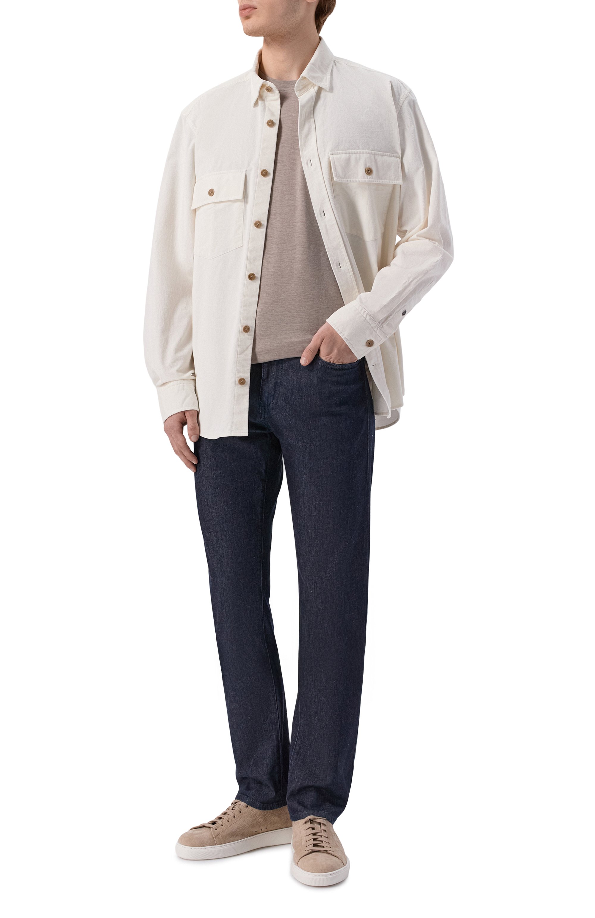 Футболка из лиоцелла и хлопка CAPOBIANCO, арт. 20M660.TM00., фото 2