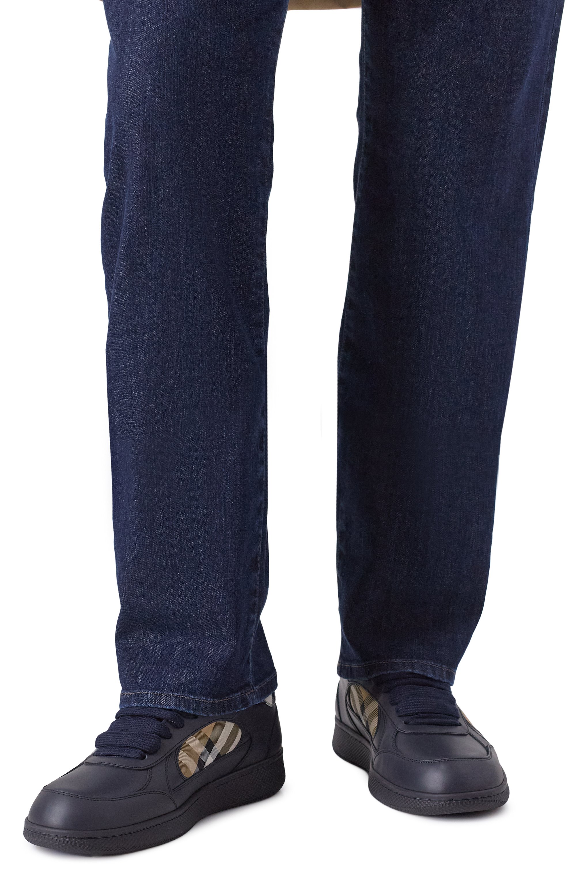 Комбинированные кеды terrace BURBERRY, арт. 8110338, фото 3