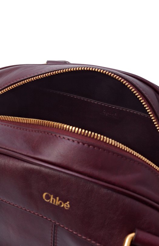 Сумка Chloé Bowling small Chloé CH26SS955Q86 Бордовый  CH26SS955Q86 Фото 5