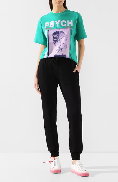 Хлопковые джоггеры MCQ SWALLOW черного цвета по цене 23950 руб., арт. 589463/R0H02, фото 2 Хлопковые джоггеры MCQ SWALLOW, арт. 589463/R0H02, фото 2