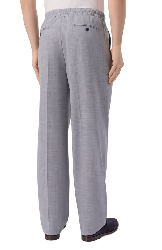 Шерстяные брюки 12 STOREEZ 136039 Серый  136039 Фото 4