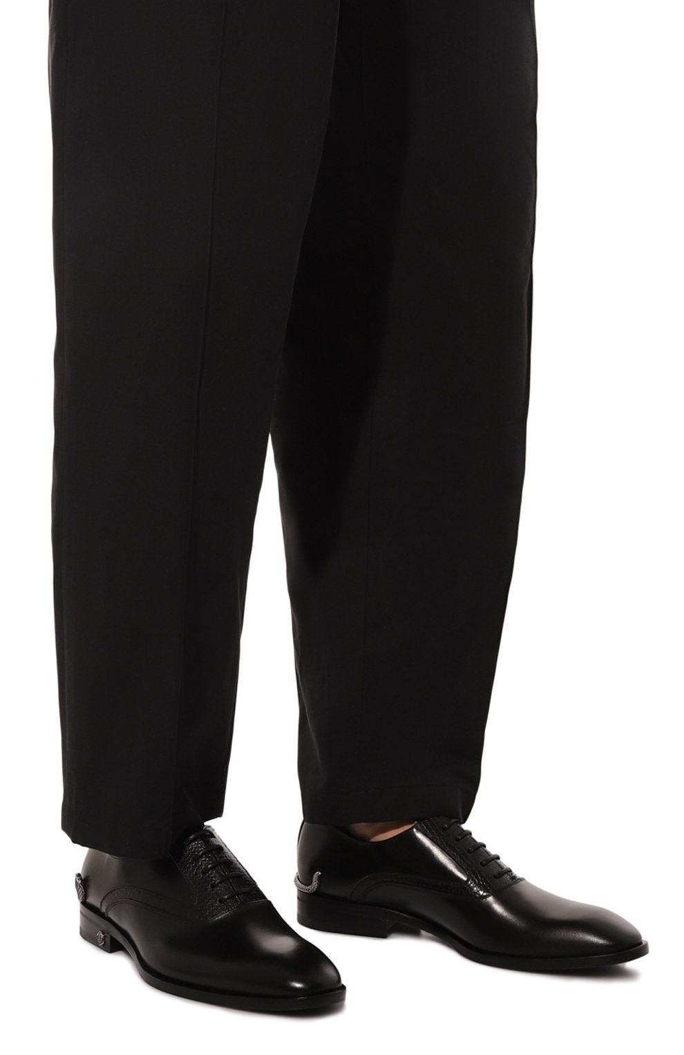 Кожаные оксфорды ROBERTO CAVALLI, арт. 25709, фото 3