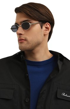 Женские солнцезащитные очки BALI EYEWEAR синего цвета, арт. VENUS B1C1 | Фото 3 (Региональные ограничения белый список (Axapta Mercury): Не проставлено; Нос: Не проставлено; Кросс-КТ: С/з-унисекс; Тип очков: С/з; Материал: Металл; Очки форма: Овальные; Оптика Гендер: оптика-унисекс)