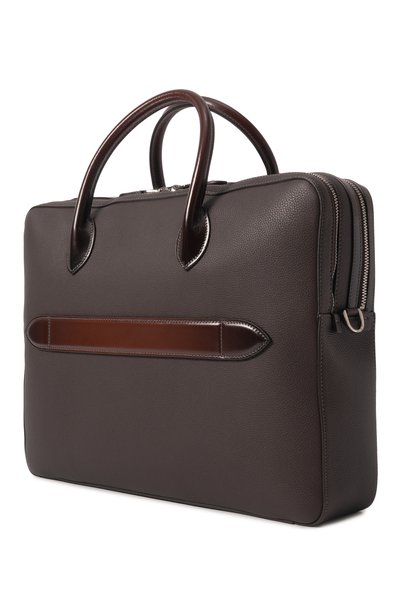 Портфель SANTONI коричневого цвета по цене 265500 руб., арт. UIBGA2868BS-ACSU, фото 3 Портфель SANTONI, арт. UIBGA2868BS-ACSU, фото 3