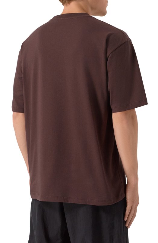 Хлопковая футболка Comme des Fuckdown CFABW01511 Коричневый  CFABW01511 Фото 4