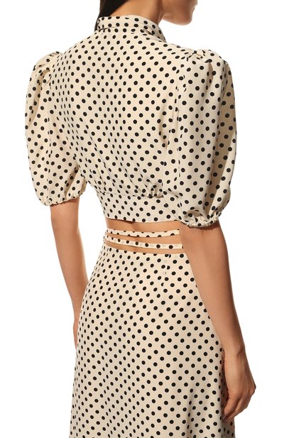 Шелковый топ MIU MIU, арт. MT1733-10MB-F0A72, фото 4