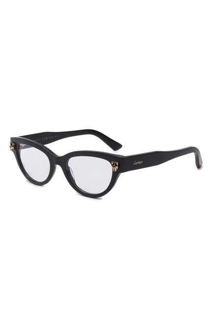 Женские оправа CARTIER черного цвета, арт. CT0372 001 | Фото 1 (Нос: Не проставлено; Региональные ограничения белый список (Axapta Mercury): Не проставлено)